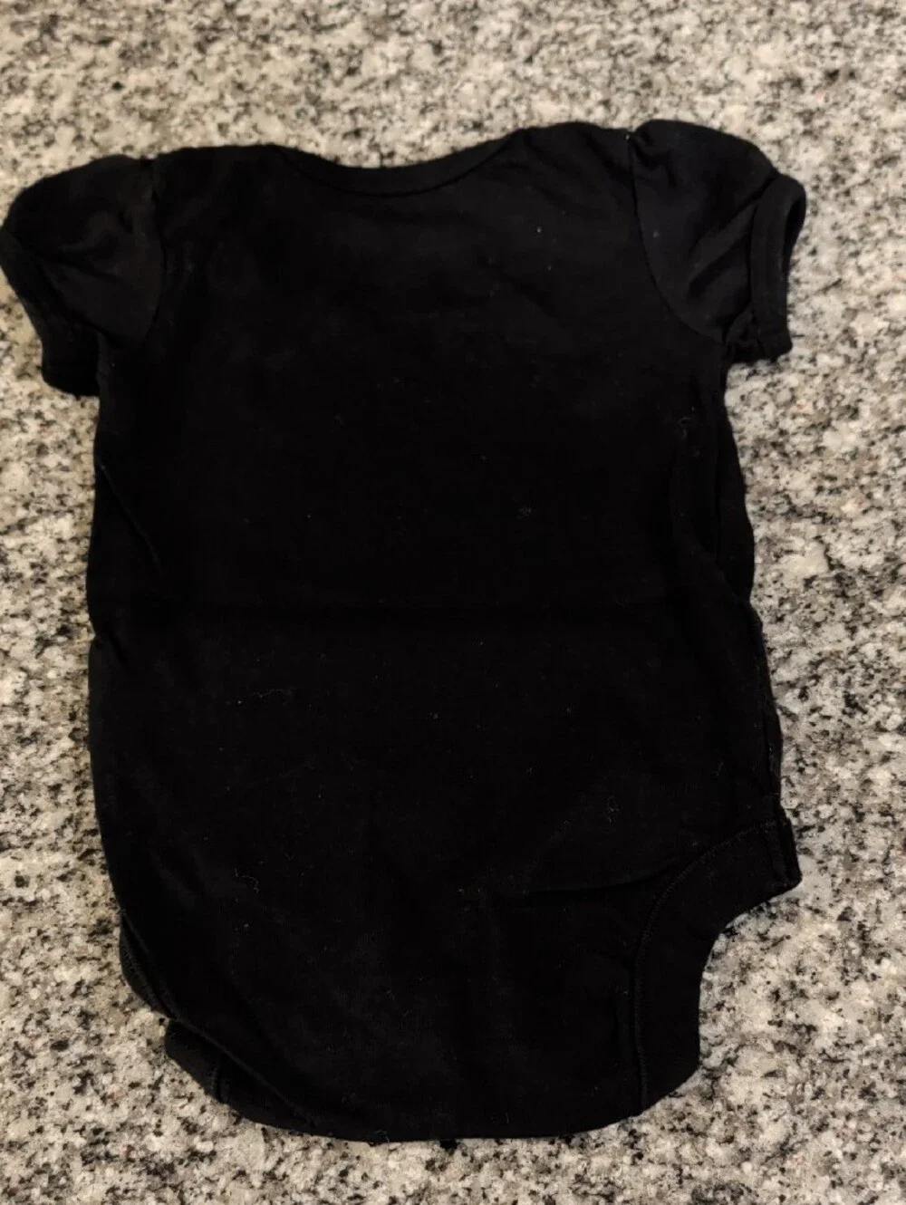 The Children's Place Black One-Piece Bodysuit with Pink & White Mermaid Print